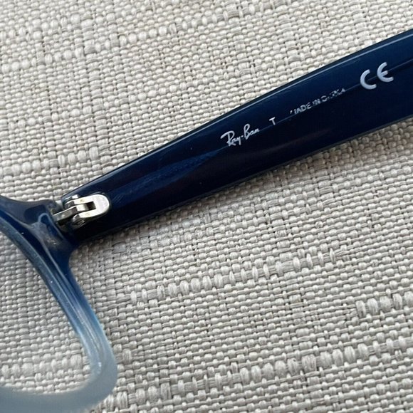 Ray-Ban Youth Eyeglasses Blue Tone Rb1528 Glasses 48[]16 130 Eyewear Frame - Picture 9 of 12